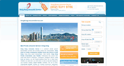 Desktop Screenshot of hongkonglimousineservice.com